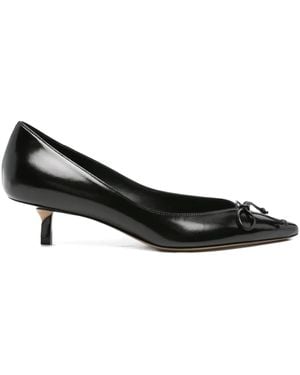 Jacquemus Pumps Con Fiocco - Nero