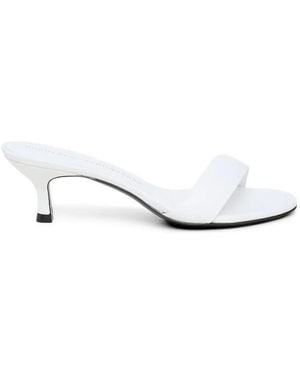 Dorothee Schumacher Kitten Heel Sandals - White