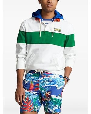 Polo Ralph Lauren Colour-Blocked Hoodie - Green
