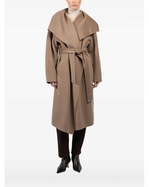 Lara Belted Coat - Natural