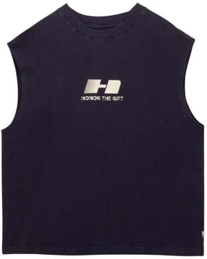 Honor The Gift Graphic-Print Tank Top - Blue