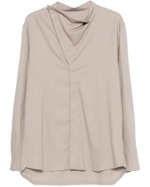 Rick Owens Funnel Neck Jumper - Natural