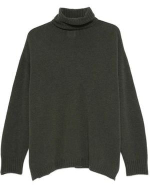 Alysi Jersey Con Cuello Alto - Verde