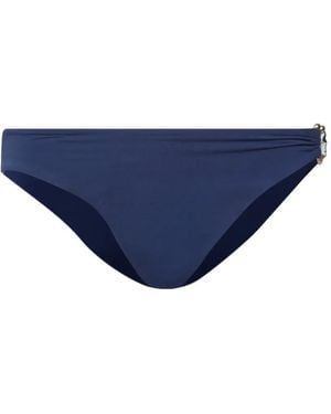 Bondeye Carly Bikinislip Met Ringdetail - Blauw