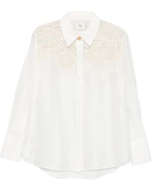 Aje. Gia Embroidered Shirt - White