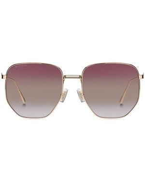 Etro オーバーサイズ サングラス - パープル
