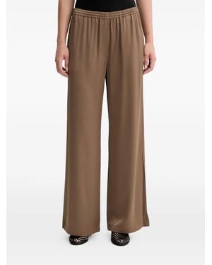 Filippa K Pantaloni Nova Con Vita Elasticizzata - Marrone