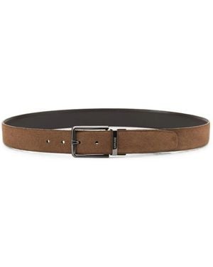 Lottusse Reversible Leather Belt - White