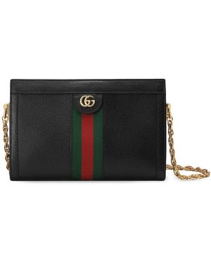 Gucci Small Ophidia GG Shoulder Bag - Black