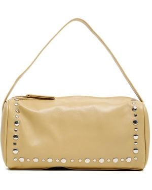 GIMAGUAS Estuche Stud-embellished Rectangular Tote Bag - Natural