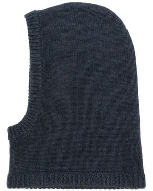 Lisa Yang Ribbed Balaclava - Blue