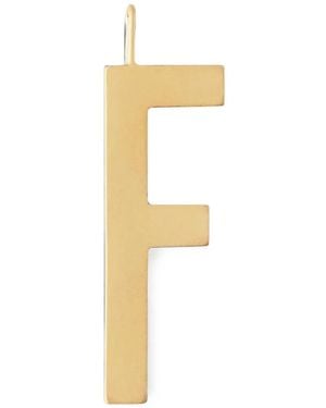 Design Letters Necklace Piece - White