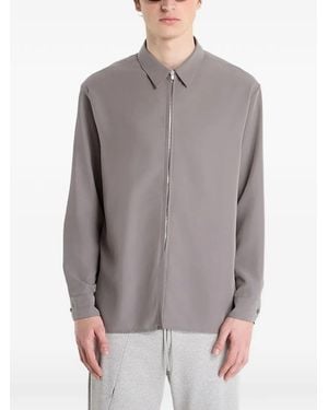 Post Archive Faction PAF Zip Shirt - Grey