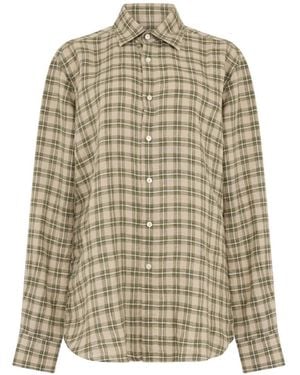 Slowear Camicia A Quadri - Bianco