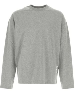 Jil Sander Long-Sleeve Crew-Neck T-Shirt - Grey