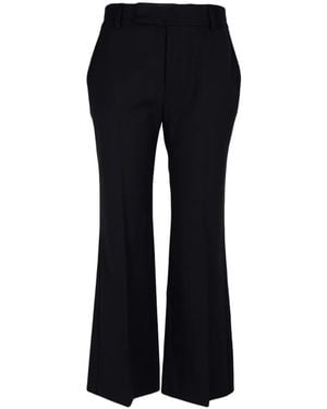 Proenza Schouler Marlene Hose Mit Weitem Bein - Schwarz