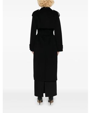 ELISABETTA FRANCHI ブラックロングコート ELISABETTA FRANCHI ブラックロングコート