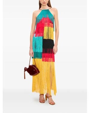 Simon Miller Drea Halter-Neck Maxi Dress - White
