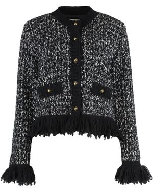 Moncler Tweed Jackets - Black