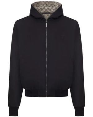 Gucci Gg Reversible Hoodie - Blue