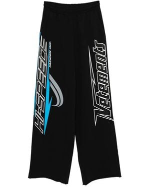 Vetements Hose Mit Grafischem Print - Schwarz