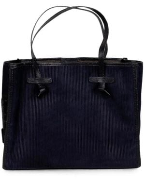 Gianni Chiarini Marcella Corduroy-Effect Tote Bag - Blue