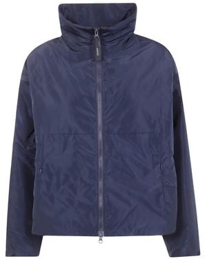 Aspesi Zip-Front Puffer Jacket - Blue