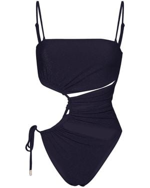 Cult Gaia Allegra Cut-Out Swimsuit - Blue