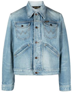Sandro X Wrangler Button-down Denim Jacket - Blue