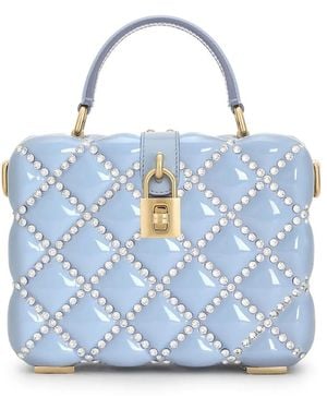 Dolce & Gabbana ビジュートリム ミニバッグ - ブルー