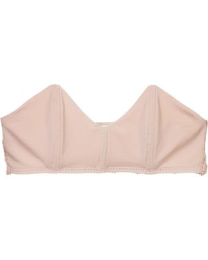 Fleur du Mal ストラップレスブラジャー - ナチュラル