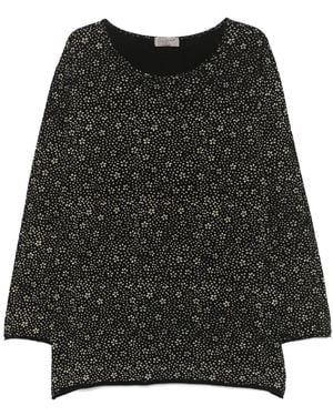 Yohji Yamamoto Floral-Print T-Shirt - Black