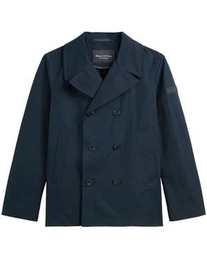Marc O' Polo Double-Breasted Jacket - Blue