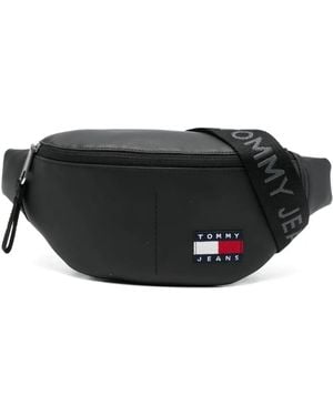Tommy Hilfiger Logo-Patch Belt Bag - Black