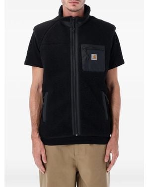 Carhartt Chaleco De Vellón Con Cremallera - Negro