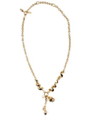 Chloé Tulip-Detail Belt - Metallic