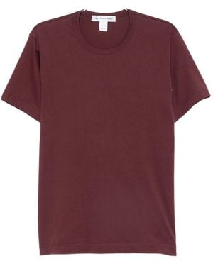Comme des Garçons Crew-Neck Short-Sleeve T-Shirt - Red