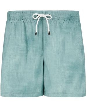 Canali ドローストリング トランクス水着 - ブルー