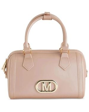 Marc Ellis Large Flat Estrella Logo-Plaque Tote Bag - Natural