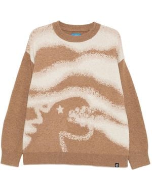 SPORT b. by agnès b. Dino-Print Jumper - Natural