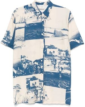 Alysi Graphic-print Shirt - ブルー