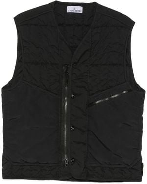 Stone Island Spencer Met Rits - Zwart