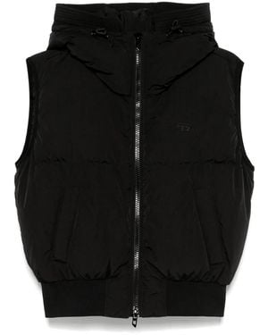 DIESEL Peyt ベスト - ブラック