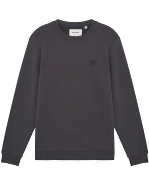 Lyle & Scott Logo-Patch Crew-Neck Sweatshirt - Gray