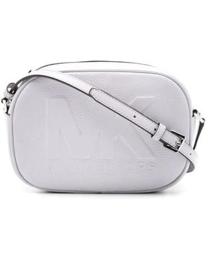 MICHAEL Michael Kors Jet Set Oval Bag - White