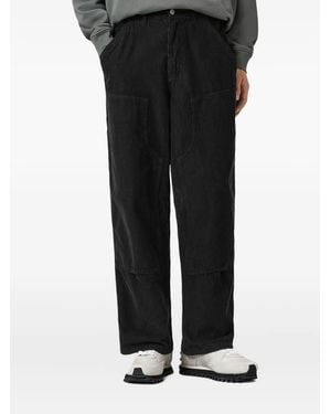 AllSaints Dustan Corduroy-Texture Trousers - Black