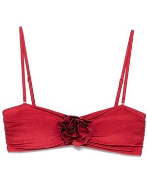 Zimmermann Bikinioberteil Mit Blumendetail - Rot