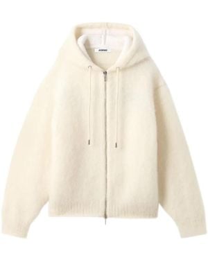 Jacquemus Cárdigan The Nuvola Con Cremallera - Blanco
