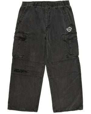 Aape By A Bathing Ape Cargo Broek Met Patch - Grijs