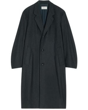 Lemaire Tailored Single Breasted Coat - Blue